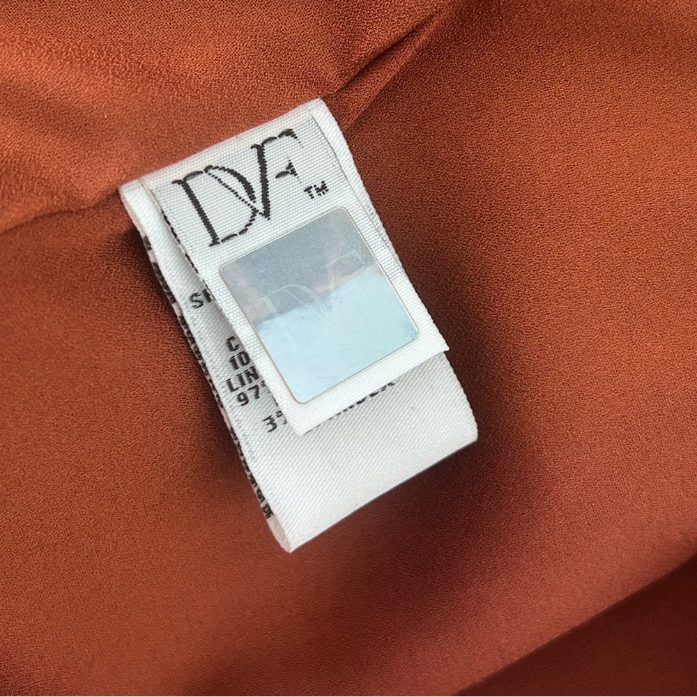 Diane Von Furstenberg Brown Suede A-Line Malita Skirt with shorts under - Picture 7 of 11